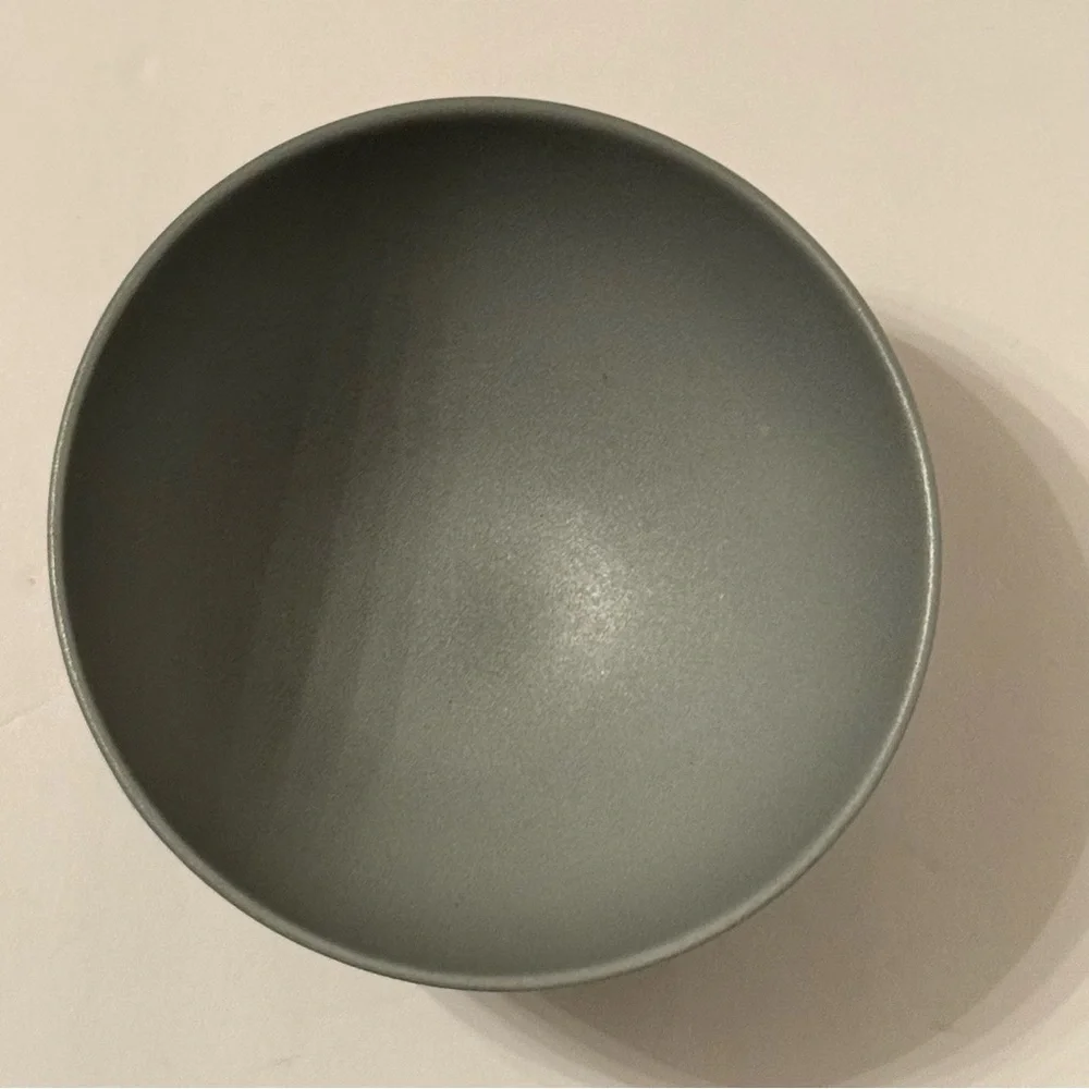 REVOL FRANCE BOWL PORCELAIN GRAY BLACK TEXTURED DESIGN HOME DINNERWARE DINING